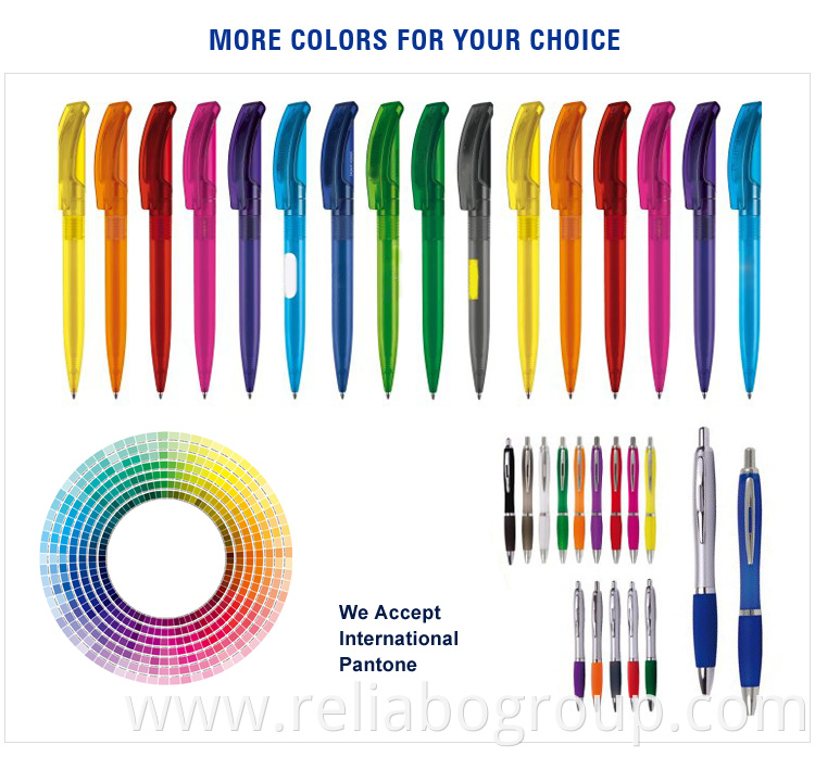 Custom Logo Promotional Pens Plastic Click Cheap Advertising Pen